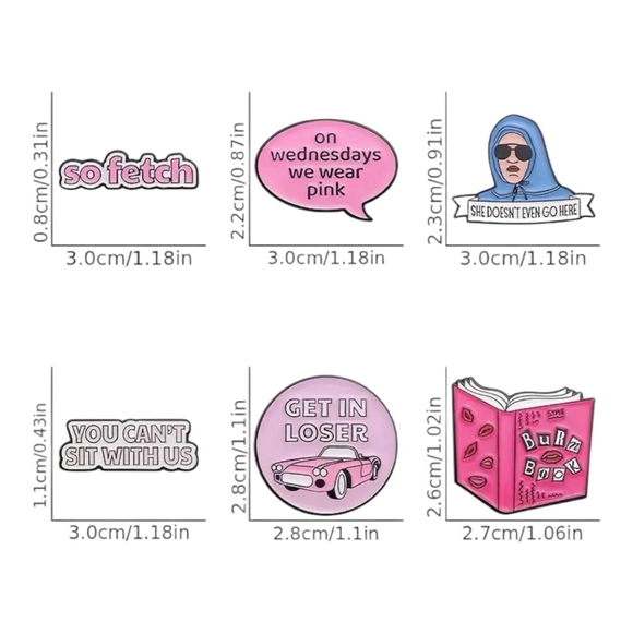 Mean Girls Burn Book Enamel Pin - Picture 4 of 4
